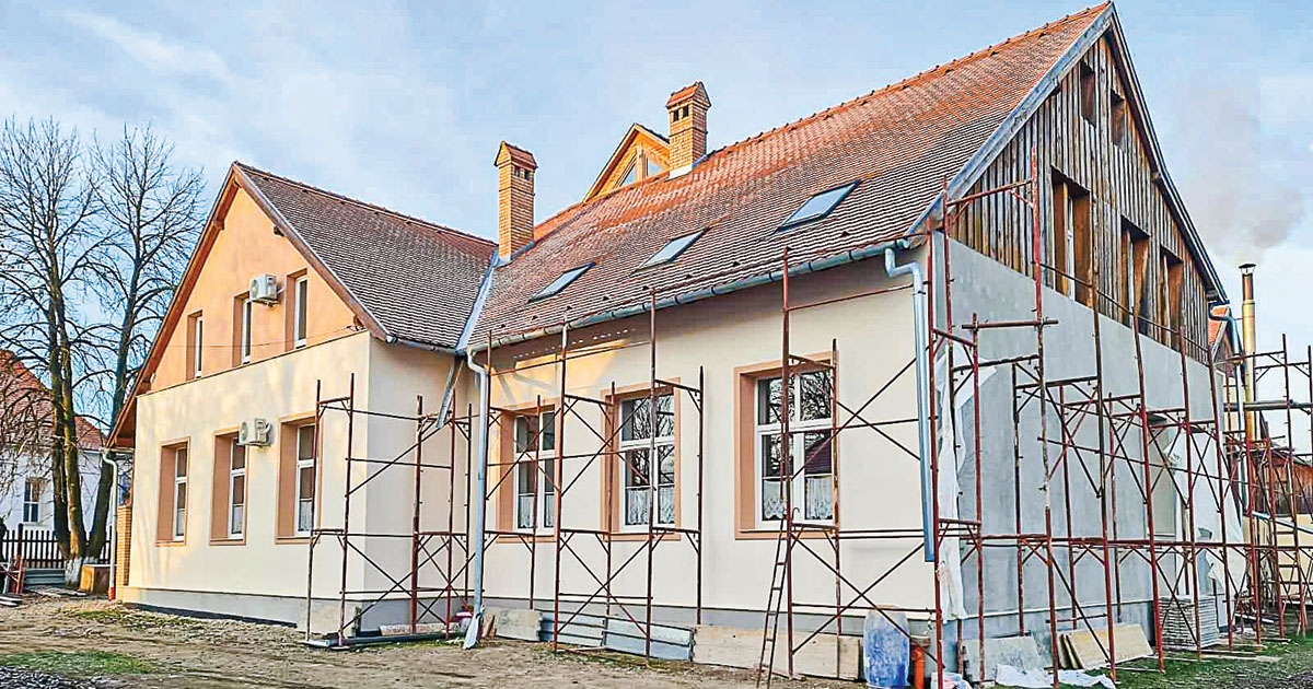 Energiatakarékossá válik az épület